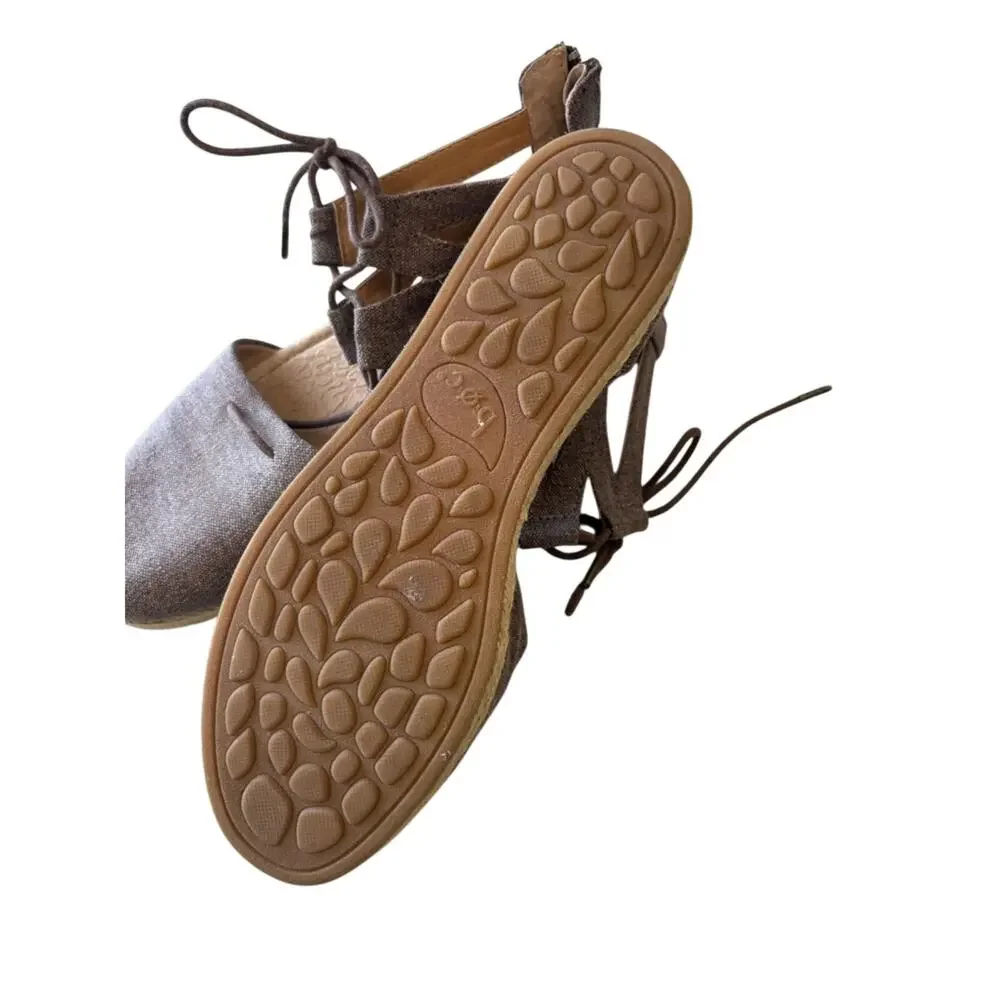 NWOT B.o.c Born Lucy gladiator espadrille sandals size 8